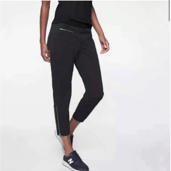 Athleta Black Mod Trekkie Crop Pants Ankle Zip Hiking Athletic v3. - Picture 8 of 12